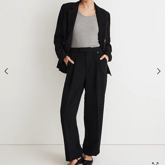 Rosedale High rise Straight pant in crepe - Picture 6 of 6